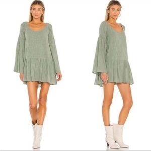 Free People Green Women's Dress